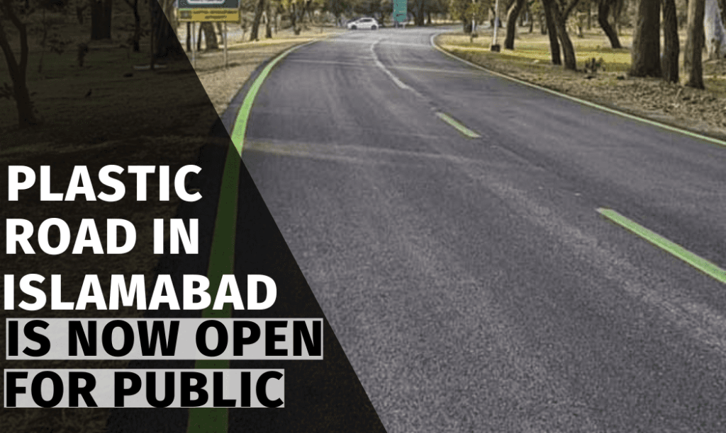 Plastic Road in Islamabad